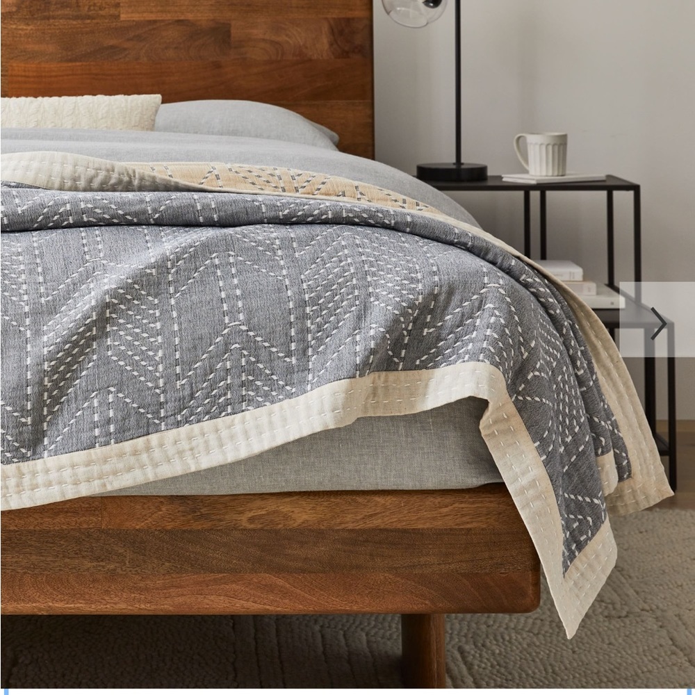 New in package West Elm arrow blanket king size